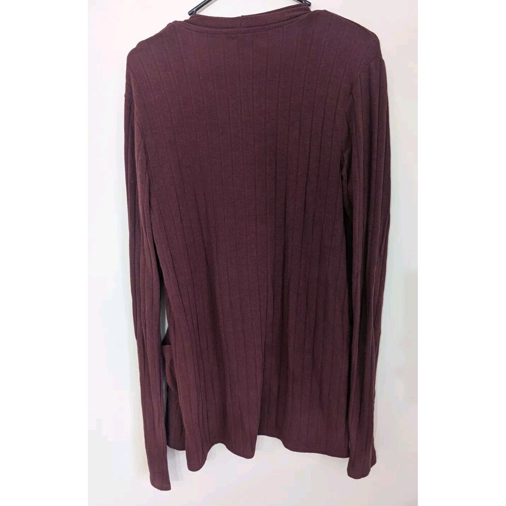Amalli Talli Burgundy Button Detail Cardigan size Medium Tall - Picture 4 of 5